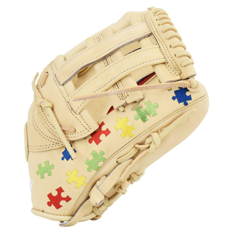 Viper Limited Edition Leather Slowpitch Softball Fielding Glove Autism Awareness - Smash It Sports