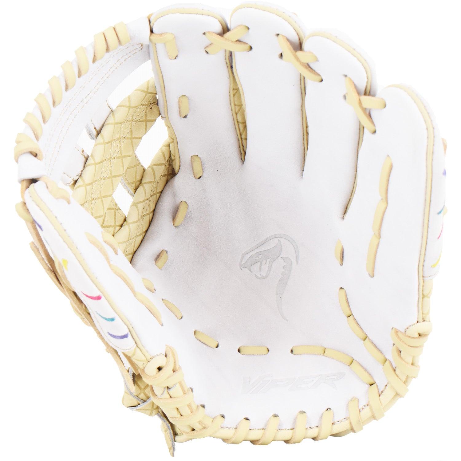 Viper Limited Edition Leather Slowpitch Softball Fielding Glove Ice Cream Drip - Smash It Sports