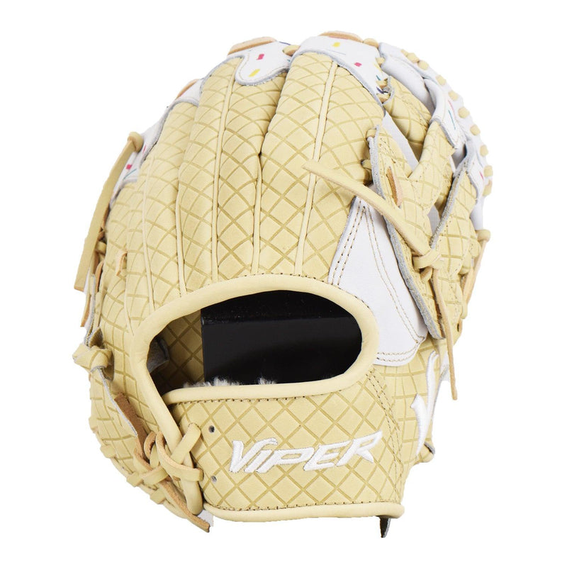 Viper Limited Edition Leather Slowpitch Softball Fielding Glove Ice Cream Drip - Smash It Sports