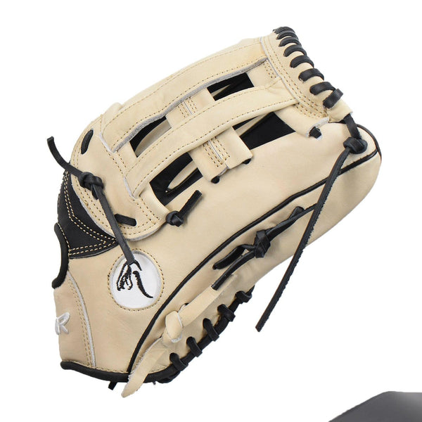 Viper Premium Leather Slowpitch Softball Fielding Glove  Game Ready Edition - VIP-H-SL-BE-BLK-001