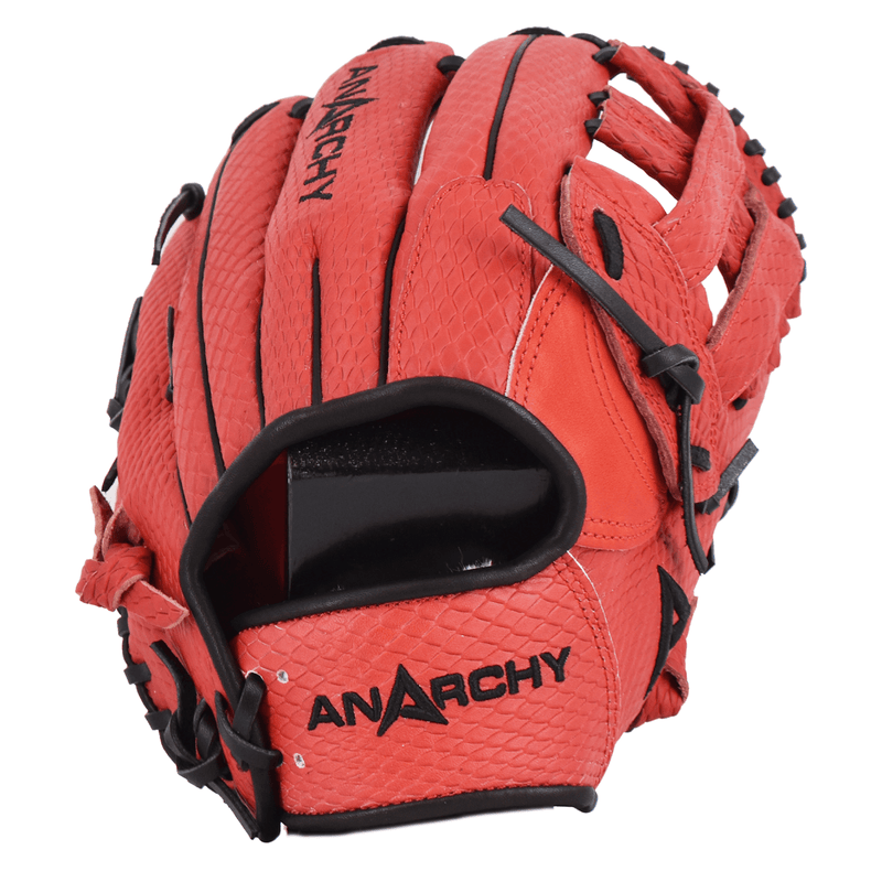 Viper Premium Leather Slowpitch Softball Fielding Glove Anarchy Edition - VIP-H-RDPBLK-002 - Smash It Sports