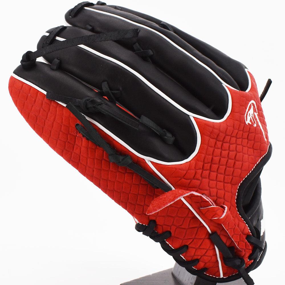 Viper Japanese Kip Leather Slowpitch Softball Fielding Glove Viper-Tip Edition Red/Black/White - Smash It Sports