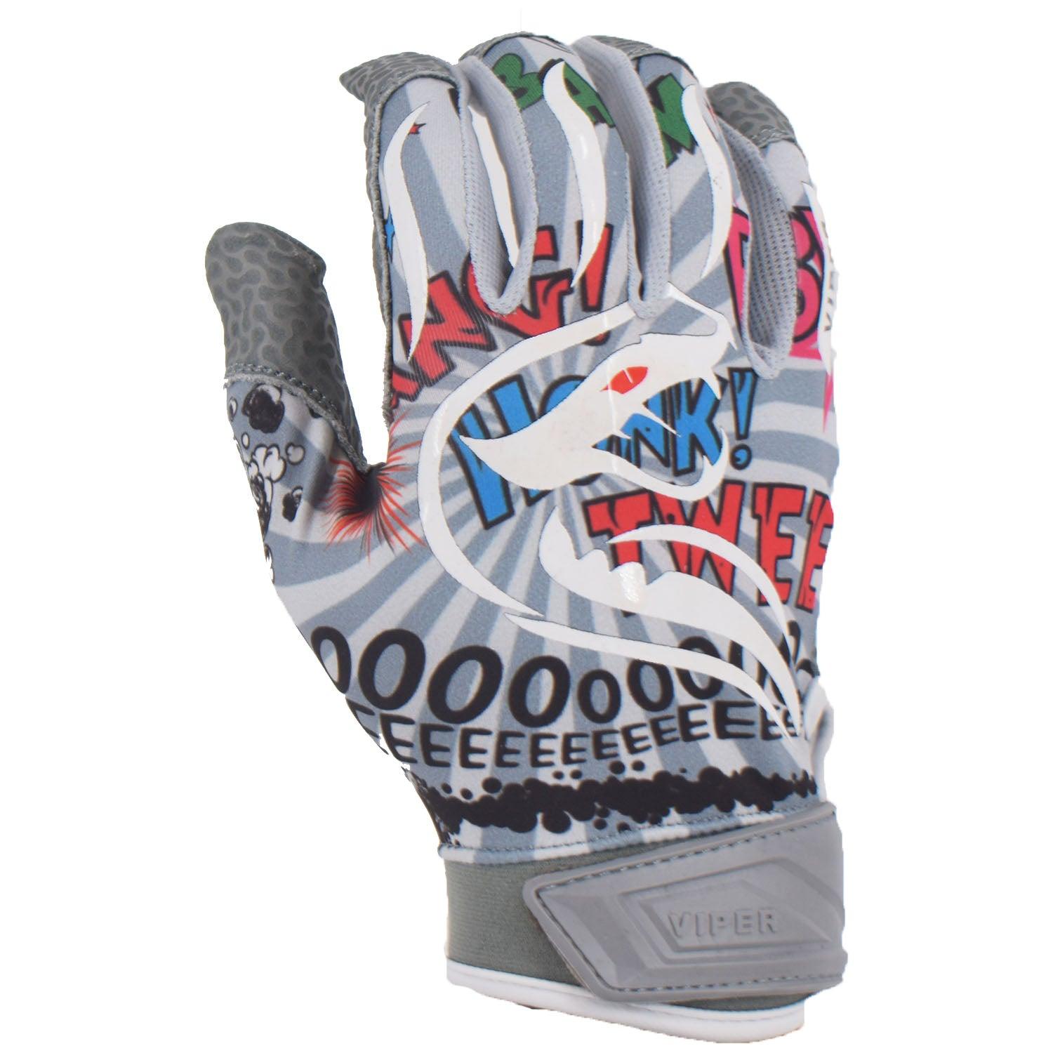 Viper Lite Premium Batting Gloves Leather Palm - Comic - Smash It Sports