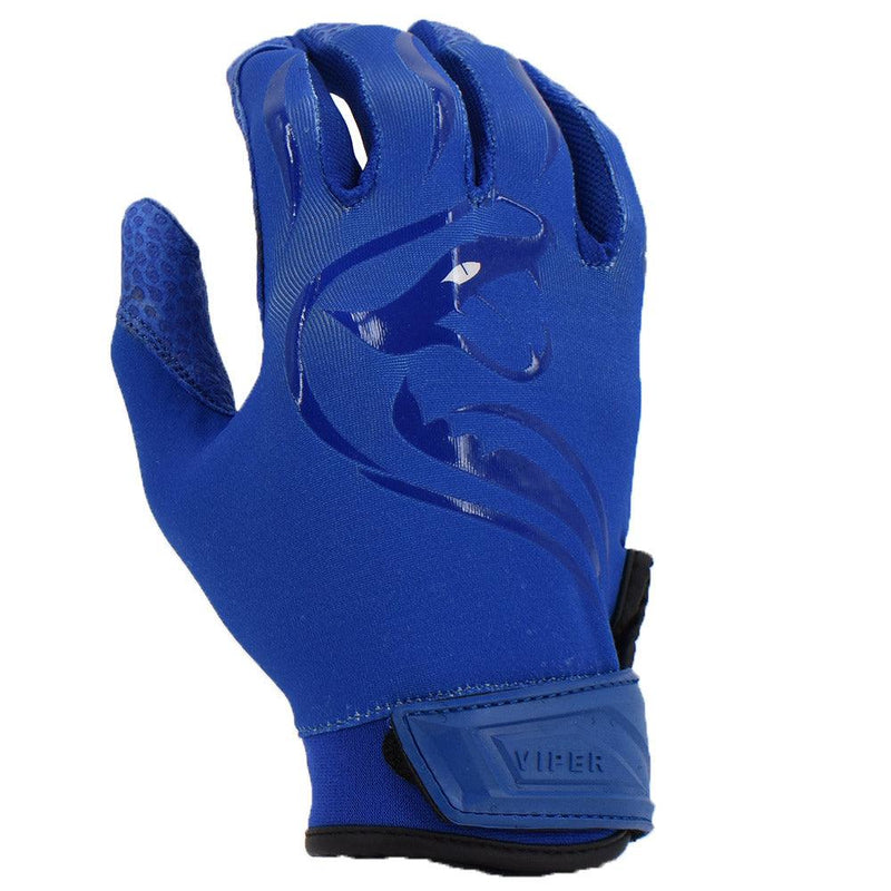 Viper Lite Premium Batting Gloves Leather Palm - Royal Blue - Smash It Sports