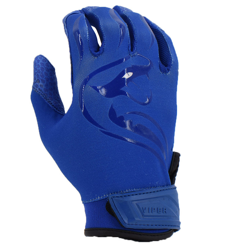 Viper Lite Premium Batting Gloves Leather Palm - Royal Blue