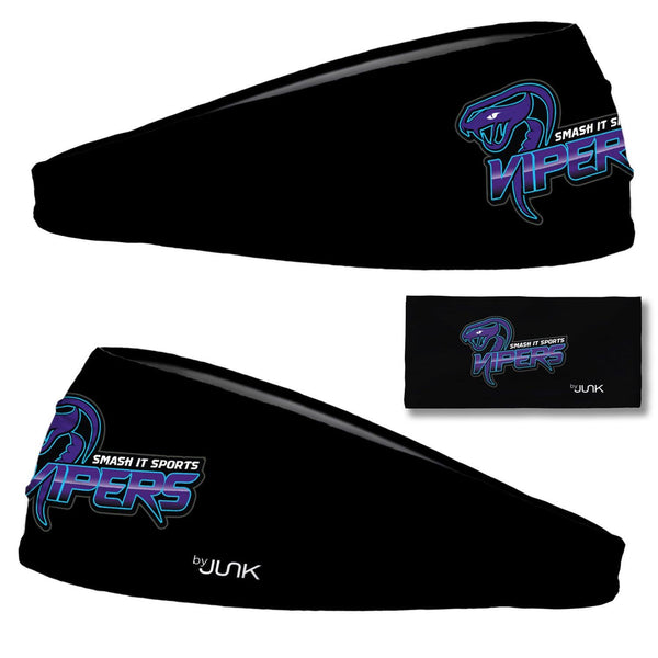 Junk Headband Vipers - Big Bang Lite - Black - Smash It Sports