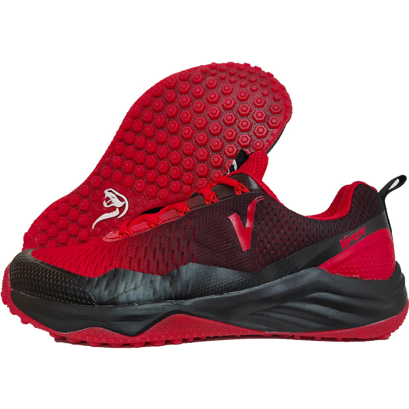 Viper Ultralight Turf Shoe (Red/Black) - Smash It Sports