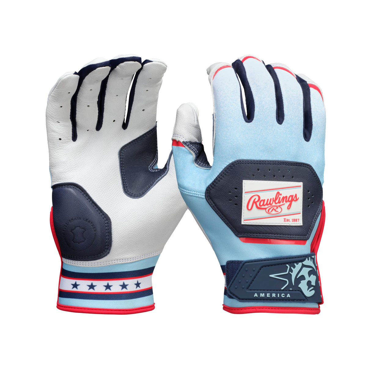 Rawlings Americana Collection Workhorse Batting Gloves