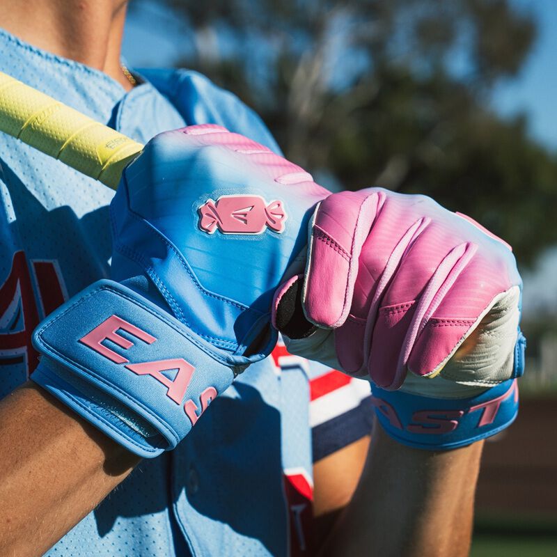 Easton Walk-Off Ethos Baseball Batting Gloves - Bubble Gum