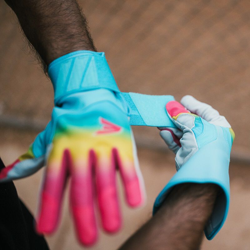 Easton Walk-Off Locked In Ethos Baseball Batting Gloves - Fire