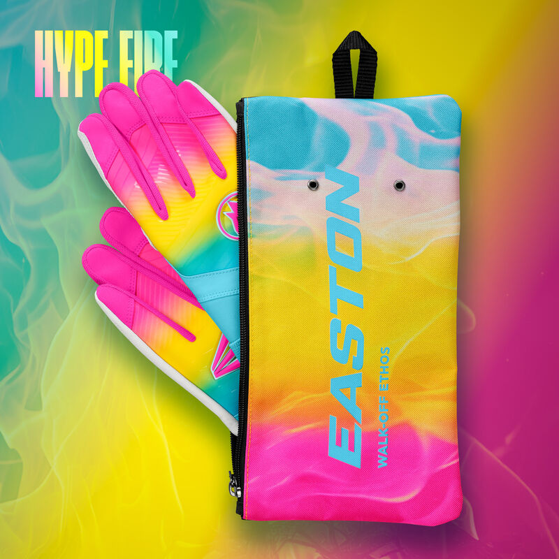 Easton Walk-Off Locked In Ethos Baseball Batting Gloves - Fire
