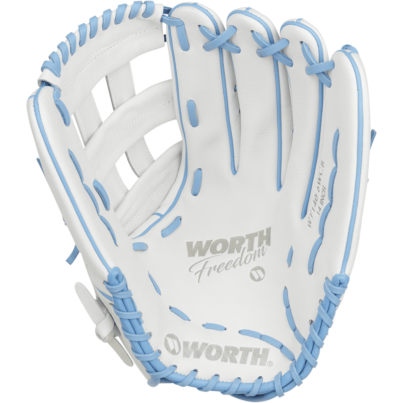 Worth Freedom Series 14" Slowpitch Fielding Glove - WWF140-6WCB - Smash It Sports