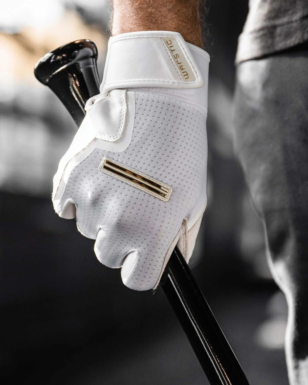 Warstic IK3 Pro Short Cuff Batting Gloves "White"