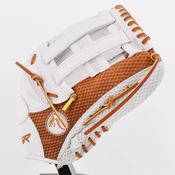 Viper Japanese Kip Leather Fielding Glove White/Tan - Smash It Sports