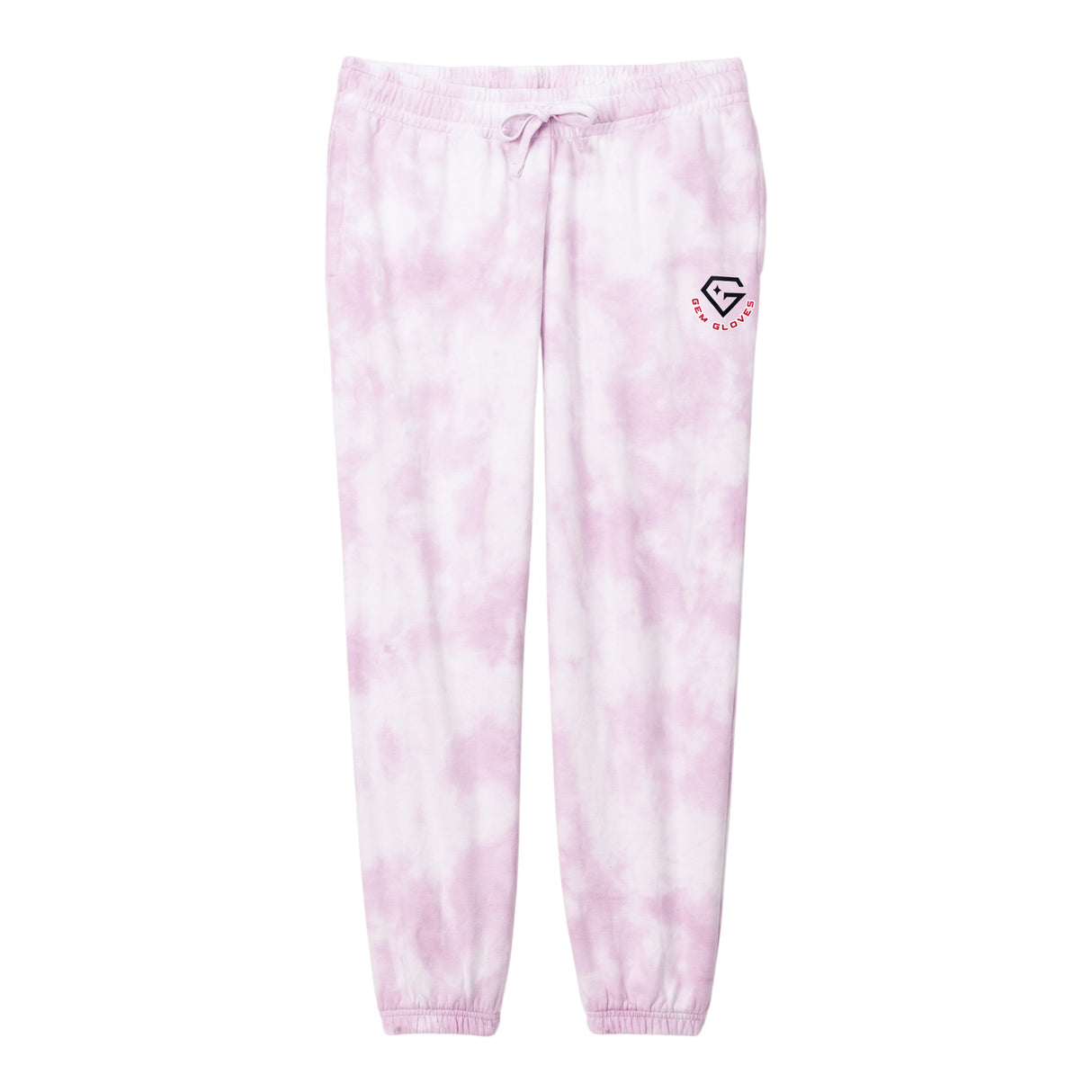 Women's Cloud Tie-Dye Premium Sweatpant - Gem Gloves Logo