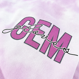 Women's Cloud Tie-Dye Premium Sweatpant - Gem Script
