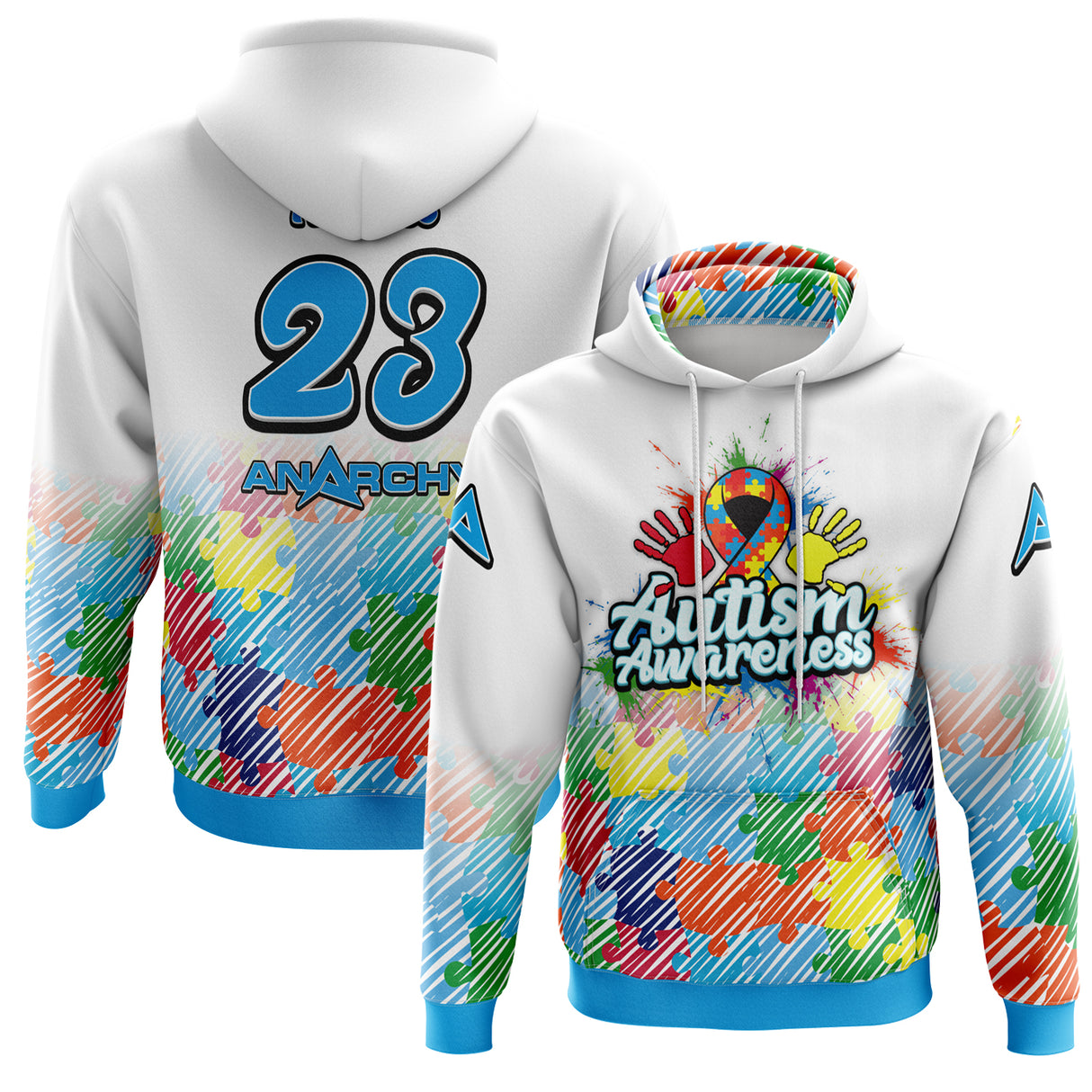 2026 Anarchy Autism Awareness Hoodie (Customized Buy-In)