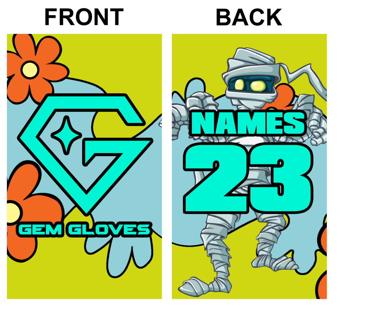 Gem Gloves Zoinks Bag Tag