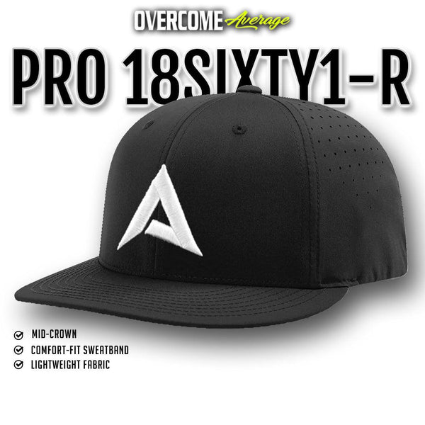 Anarchy - Pro 18SIXTY1-R Performance Hat - Black/White - Smash It Sports