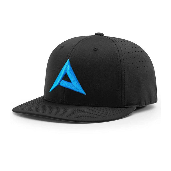 Anarchy PTS30 Performance Hat - New Logo - Black/Carolina - Smash It Sports