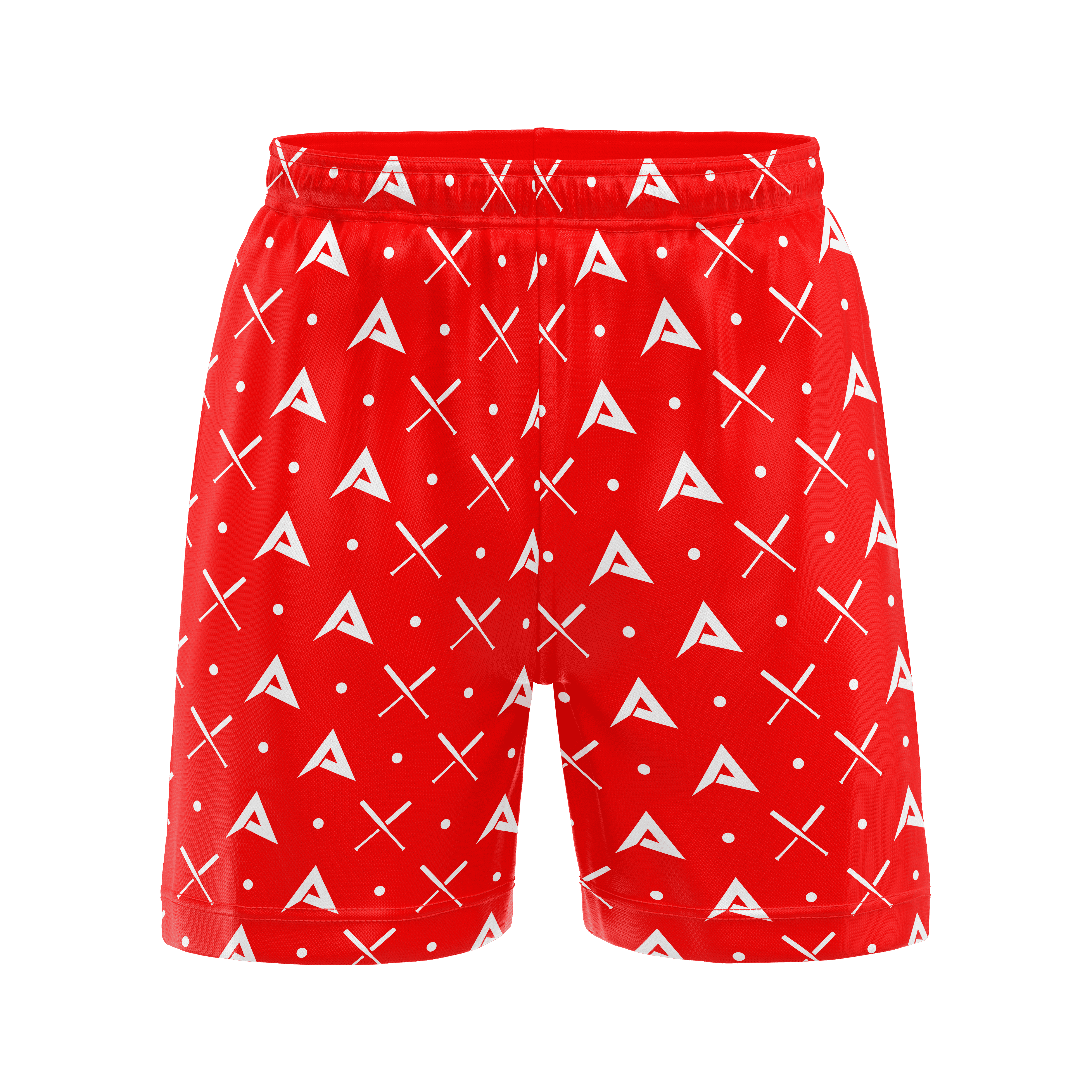 Anarchy Mesh Shorts - Red/White