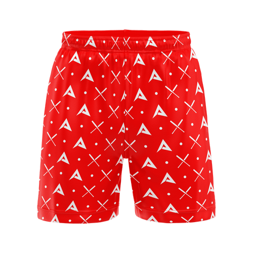 Anarchy Mesh Shorts - Red/White