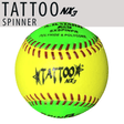 AD Starr Tattoo NX3 Spinner 12" Batting Practice Slowpitch Softballs - SXSPINPR - Smash It Sports