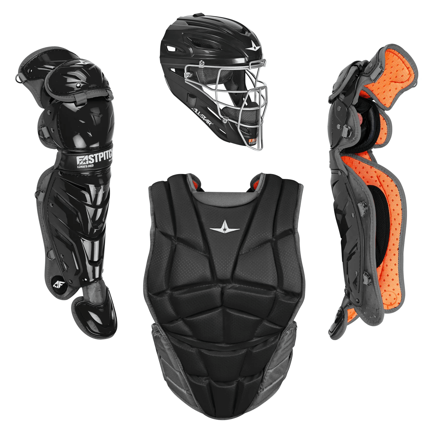 All-Star AFX Fastpitch Catchers Set - Solid Color - Smash It Sports