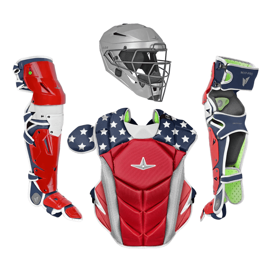 All-Star MVP-PRO Series Adult Catchers Set - Solid Colors - Smash It Sports