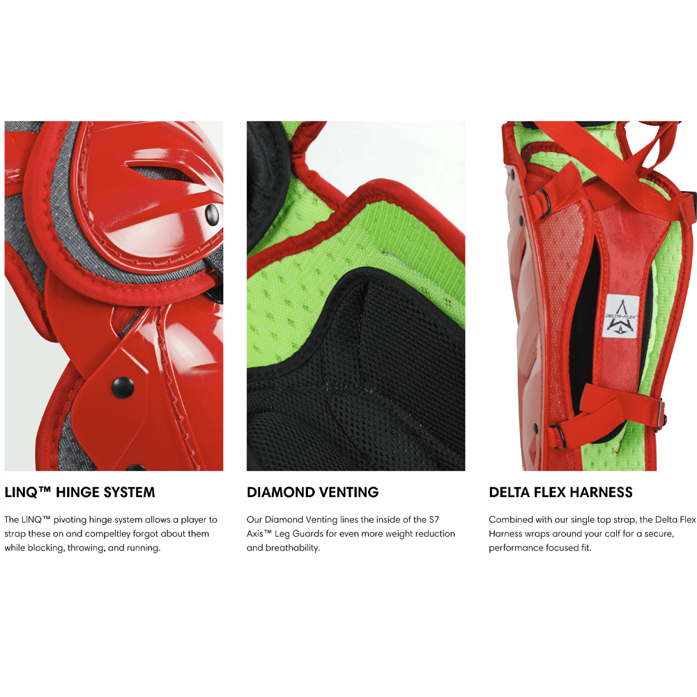 All-Star S7 Axis Age 12-16 NOCSAE Certified Catchers Set - Solid Colors - Smash It Sports