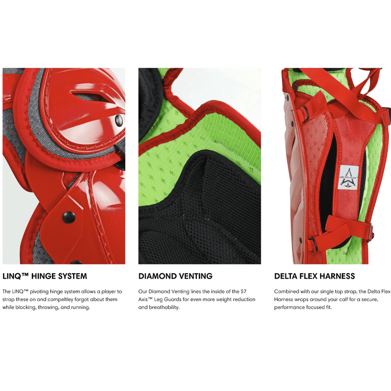 All-Star S7 Axis Age 9-12 NOCSAE Certified Catchers Set - Solid Colors - Smash It Sports