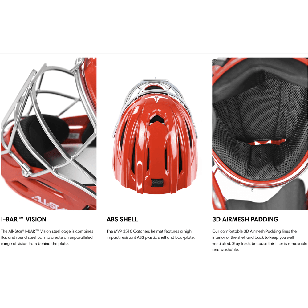 All-Star S7 Axis Age 9-12 NOCSAE Certified Catchers Set - Two Tone Colors - Smash It Sports