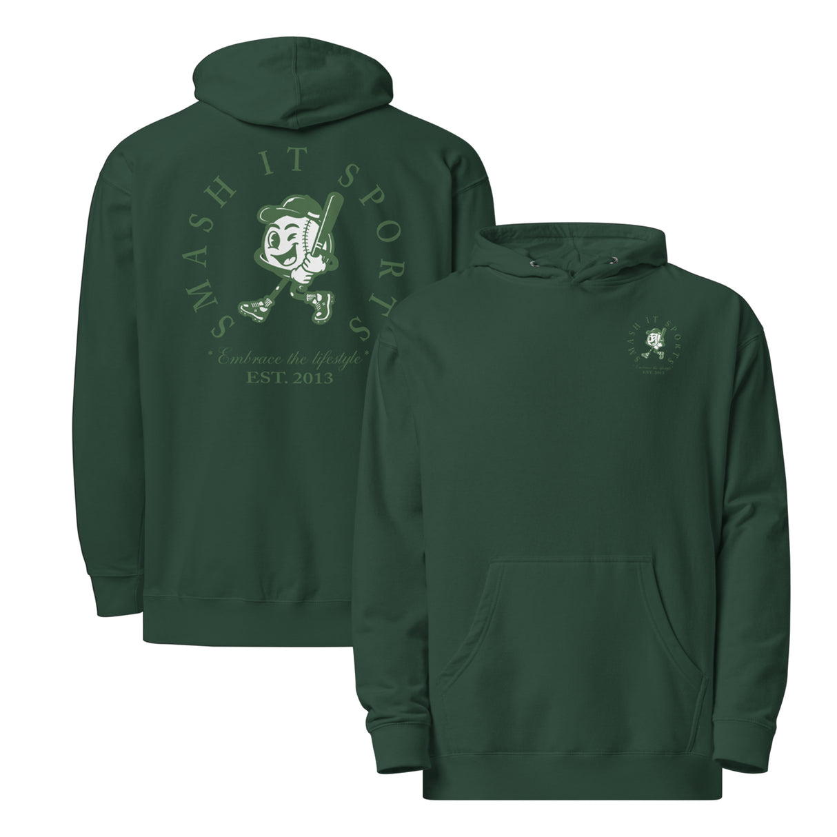 Smash It Sports Element Air Lightweight Hoodie - Embrace The Lifestyle (Multiple Colors)