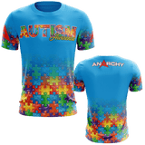 Anarchy Bat Company Short Sleeve Shirt - Autism Awareness - Smash It Sports