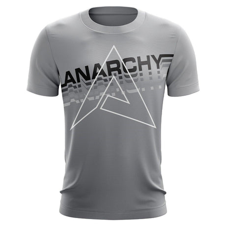 Anarchy Bat Company Short Sleeve Shirt - (Gray/New Logo Fade) - Smash It Sports