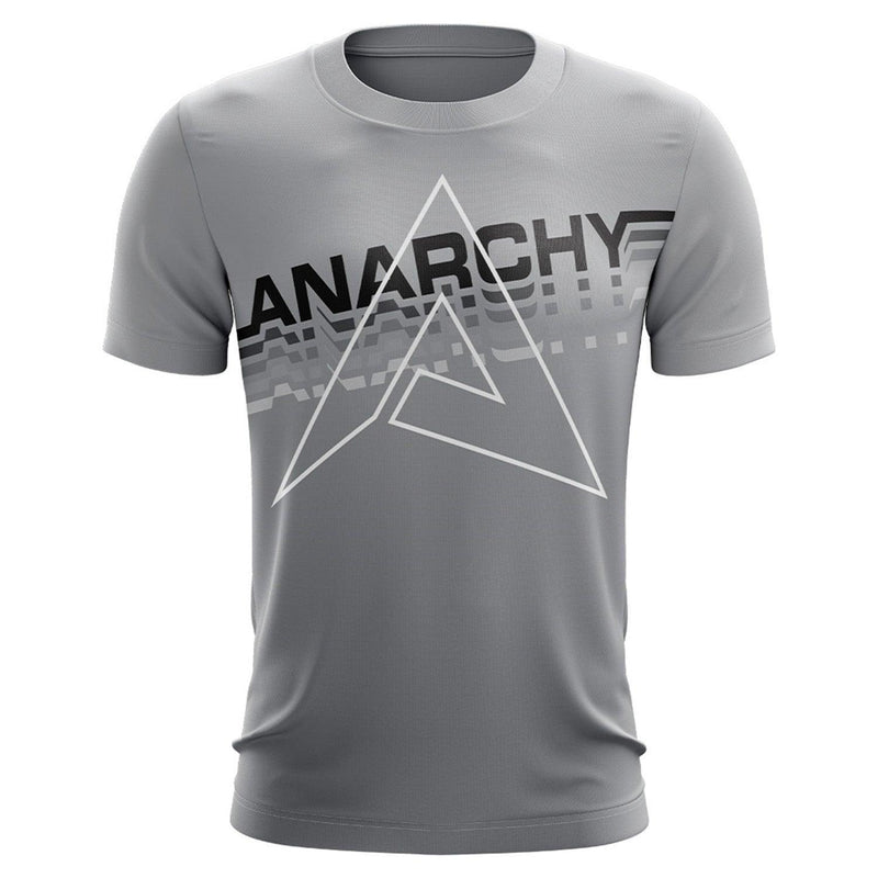 Anarchy Bat Company Short Sleeve Shirt - (Gray/New Logo Fade) - Smash It Sports