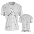 Anarchy Bat Company Short Sleeve Shirt - White Fade - Smash It Sports