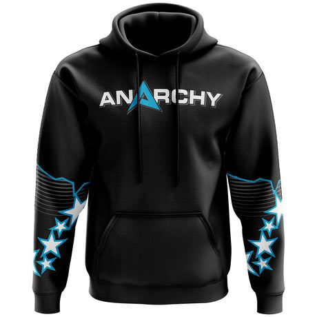 Anarchy Fleece Hoodie - Black Stars - Smash It Sports