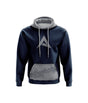 Anarchy Fleece Hoodie - Navy/Grey - Smash It Sports