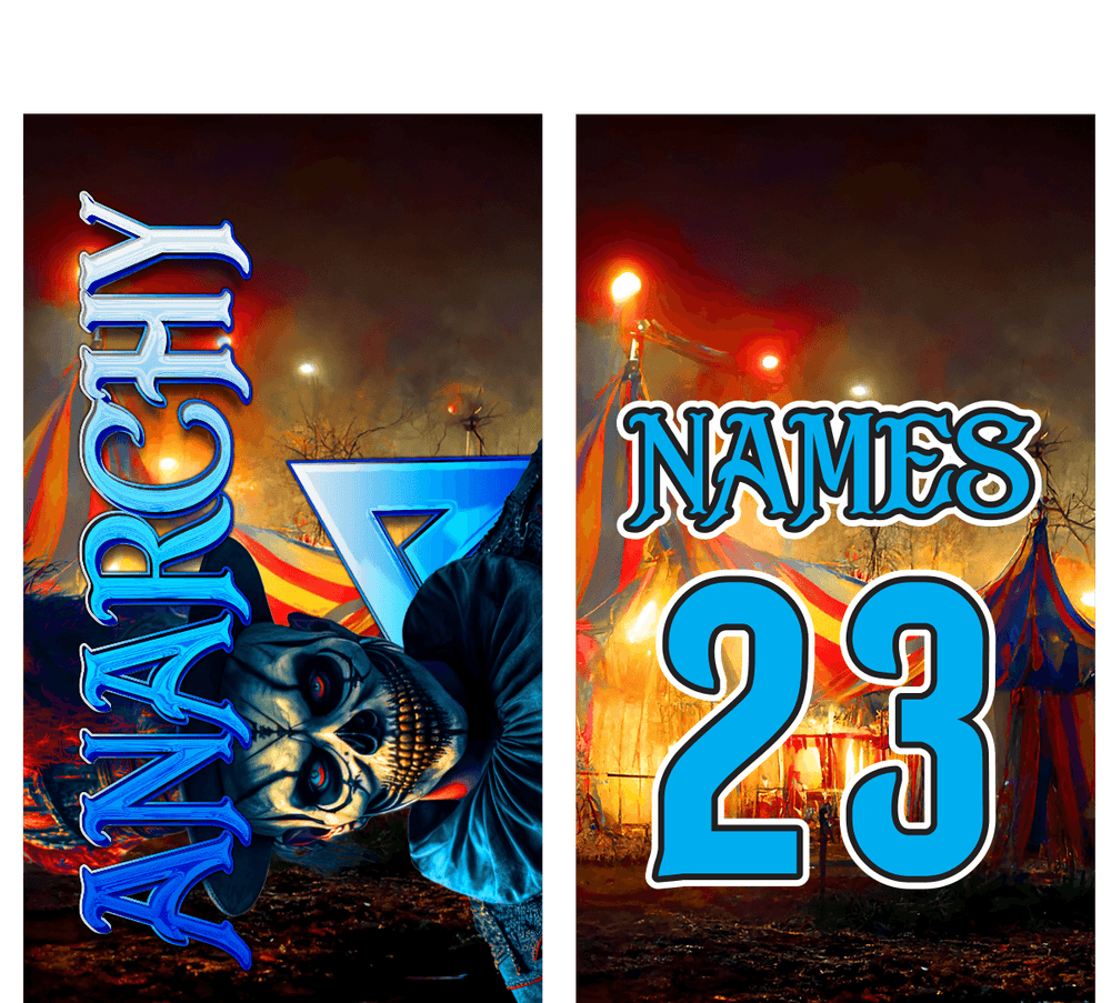 Anarchy Jester Bag Tag - Smash It Sports