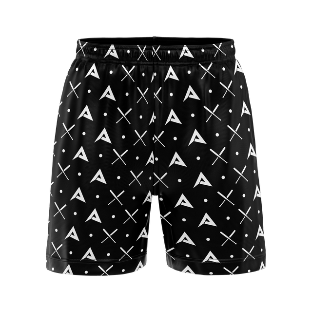 Anarchy Mesh Shorts - Black/White - Smash It Sports