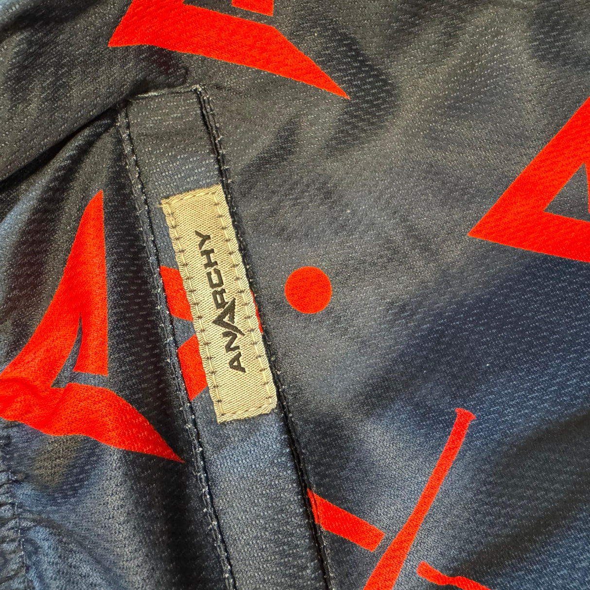 Anarchy Mesh Shorts - Navy/Red - Smash It Sports