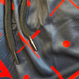 Anarchy Mesh Shorts - Navy/Red - Smash It Sports