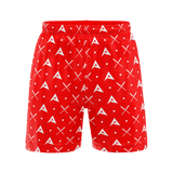 Anarchy Mesh Shorts - Red/White - Smash It Sports