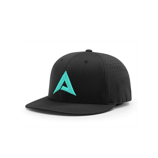 Anarchy PTS30 Performance Hat - New Logo - Black/Mint - Smash It Sports
