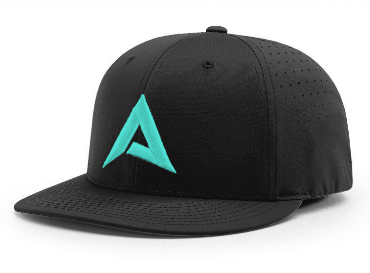 Anarchy PTS30 Performance Hat - New Logo - Black/Mint - Smash It Sports