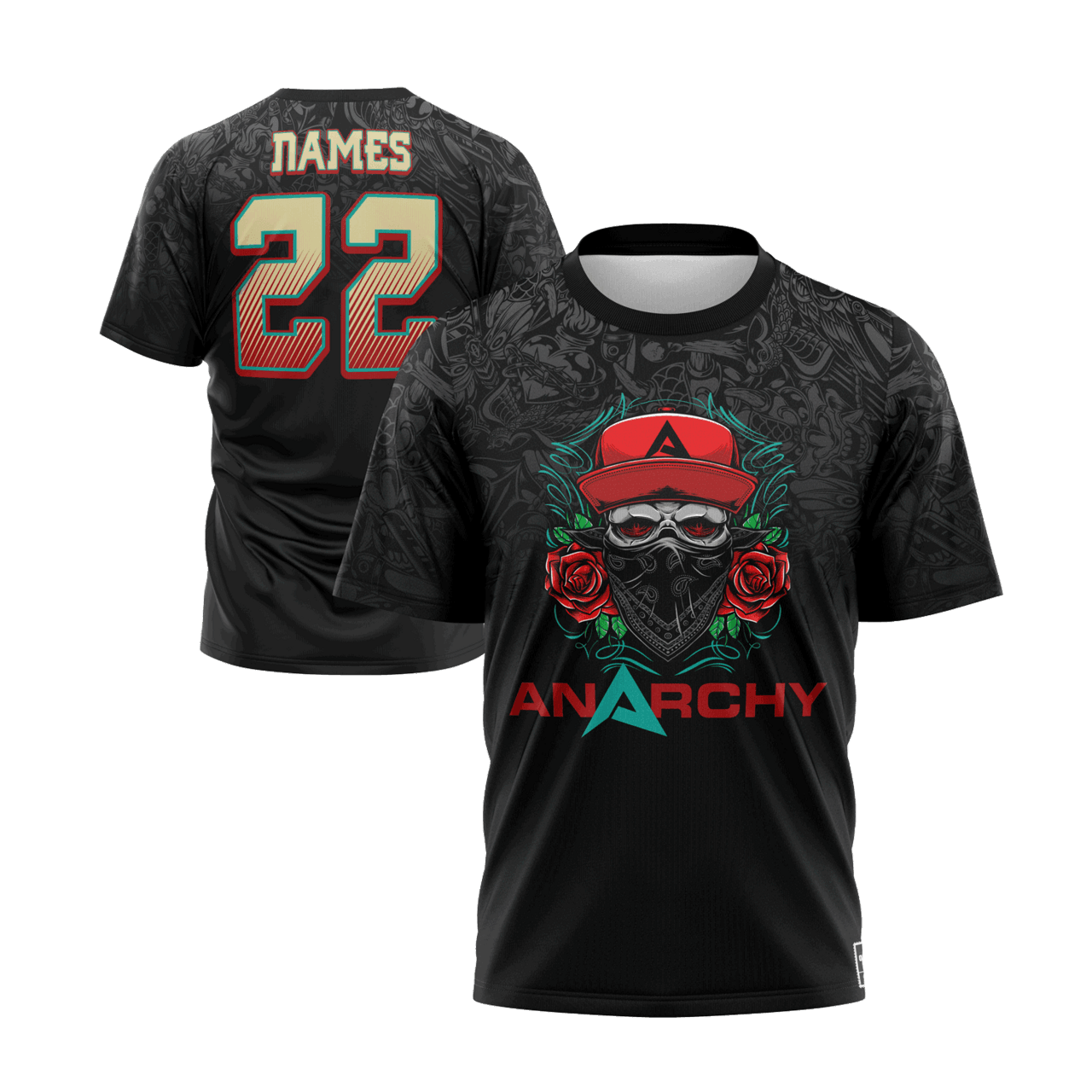 【激レア】ANARCHY×SMITH CN Tシャツ Anarchy West Coast Short Sleeve Shirt (Customized Buy-In) – Smash