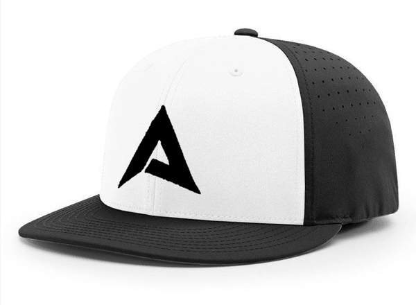 Anarchy CA i8503 Performance Hat - New Logo - White/Black /Black - Smash It Sports