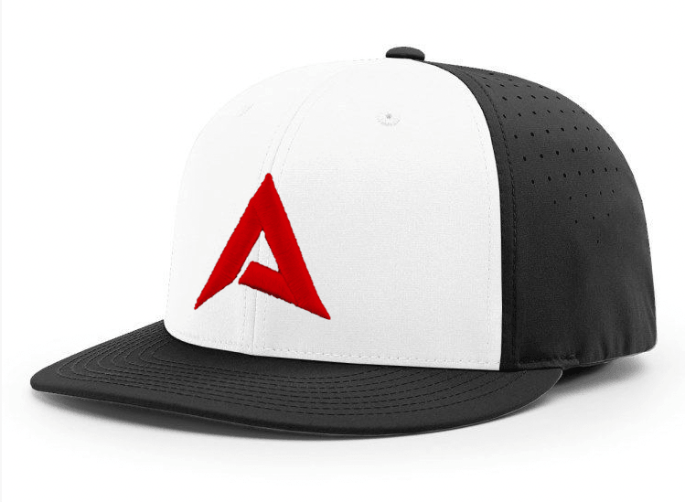 Anarchy CA i8503 Performance Hat - New Logo - White/Black/Red - Smash It Sports