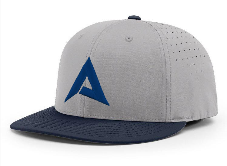 Anarchy CA i8503 Performance Hat - New Logo - Grey/Navy/Navy - Smash It Sports